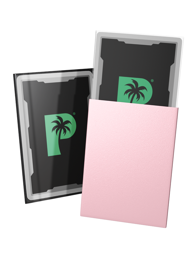 Palms Off Gaming - Blackout Deck Sleeves - Standard Size (100pc) - Rose