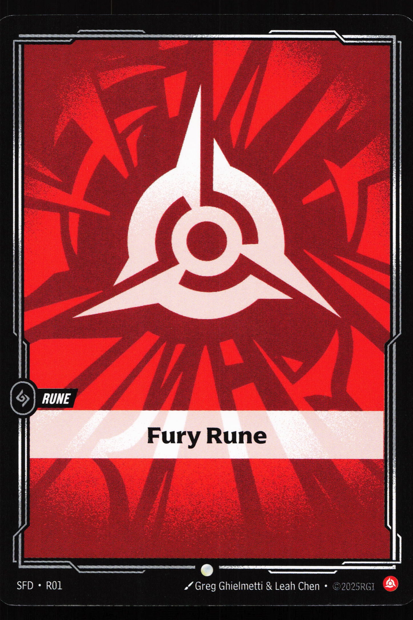 Riftbound Spiritforged - R01 Fury Rune Common