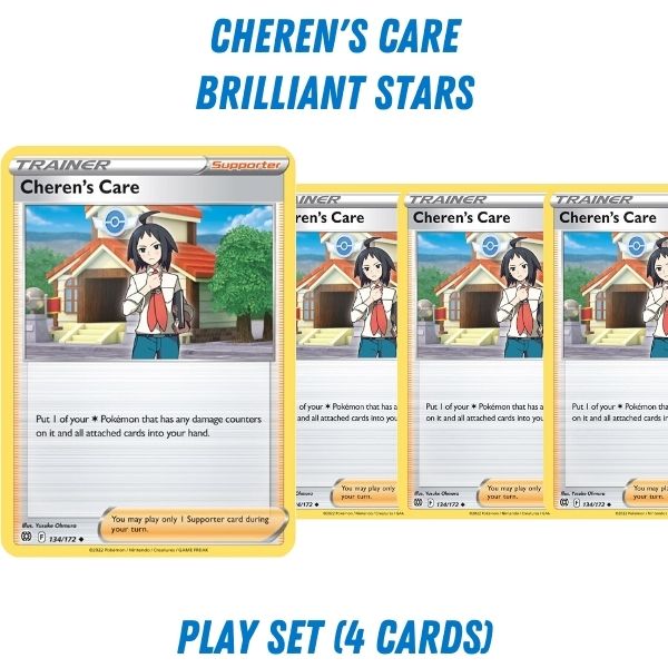 PokŽmon TCG Trainer Playset - Cheren's Care (Brilliant Stars)