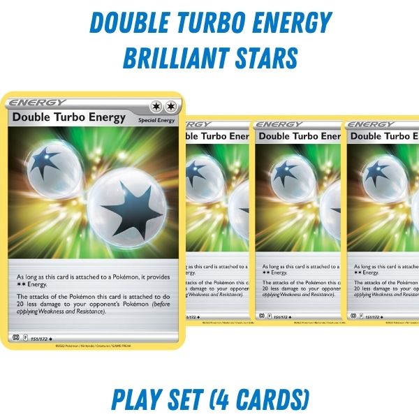 PokŽmon TCG Trainer Playset - Double Turbo Energy (Brilliant Stars)