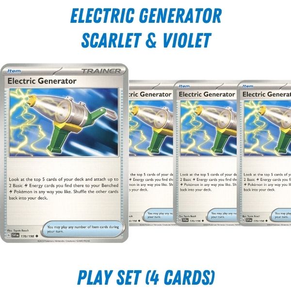 PokŽmon TCG Trainer Playset - Electric Generator (Scarlet & Violet)