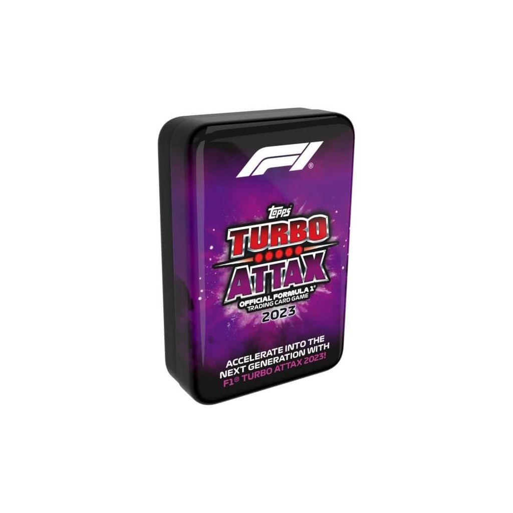 2023 Topps Turbo Attax Formula 1 Racing Trading Card Mega Tin