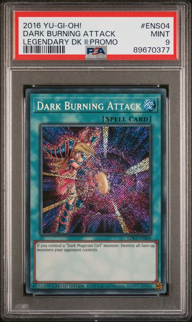Yu-Gi-Oh! - Dark Burning Attack ENS04 (Legendary Deck II) - PSA 9 (MINT)