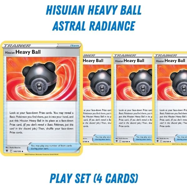 PokŽmon TCG Trainer Playset - Hisuian Heavy Ball (Astral Radiance)