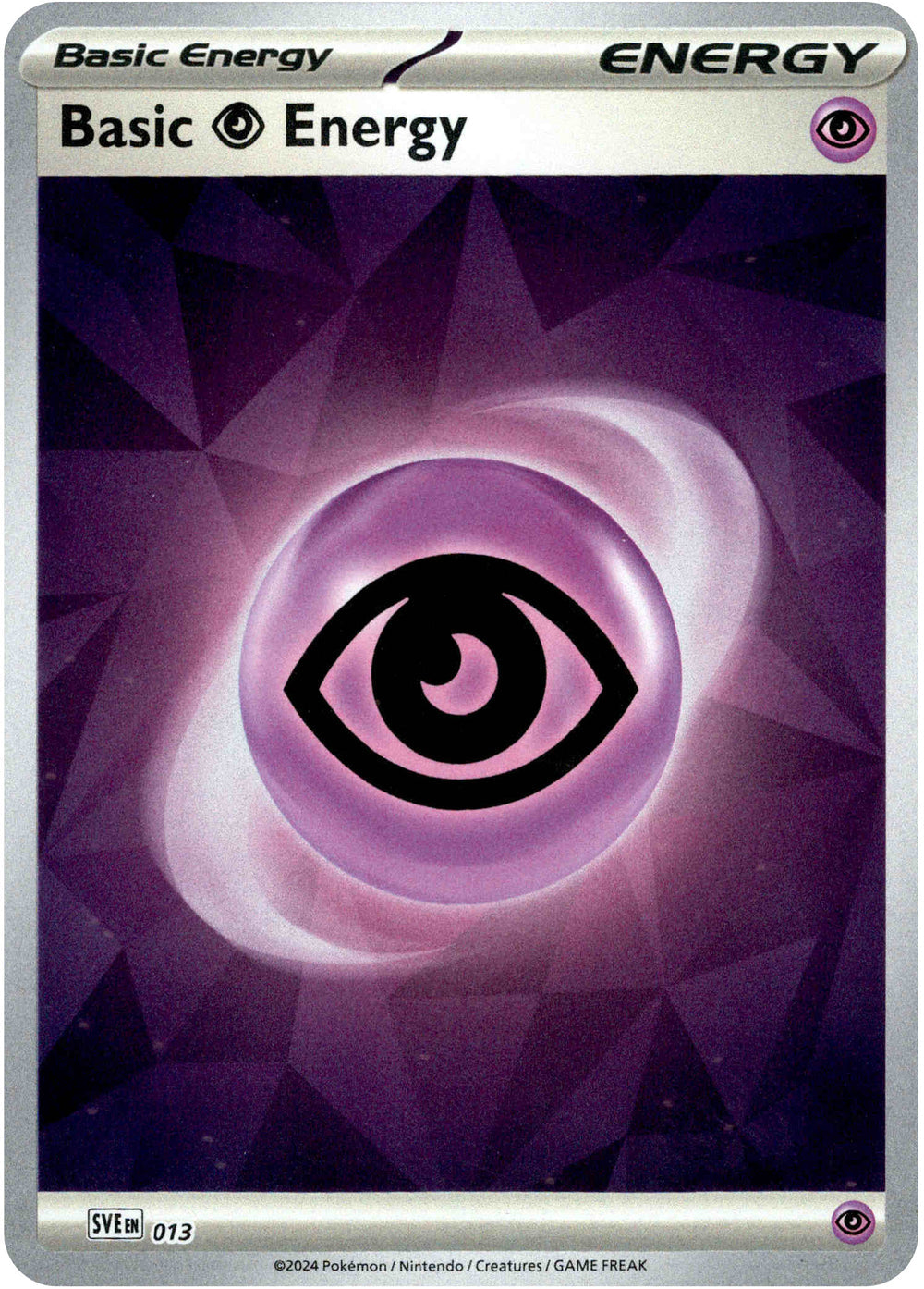 Scarlet & Violet Prismatic Evolutions - SVE 013 Basic Psychic Energy (Reverse Holofoil)
