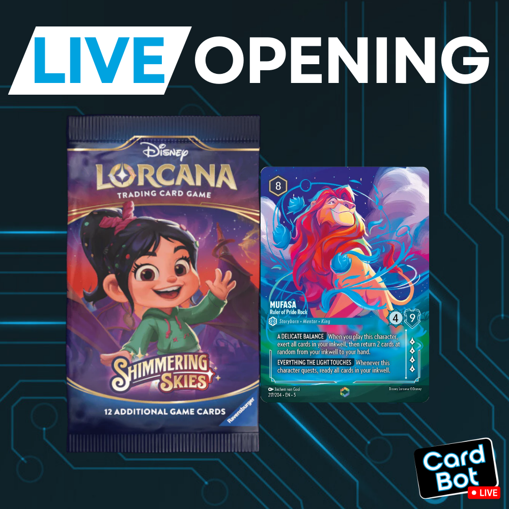 LIVE OPENING - Disney Lorcana Shimmering Skies Booster Pack