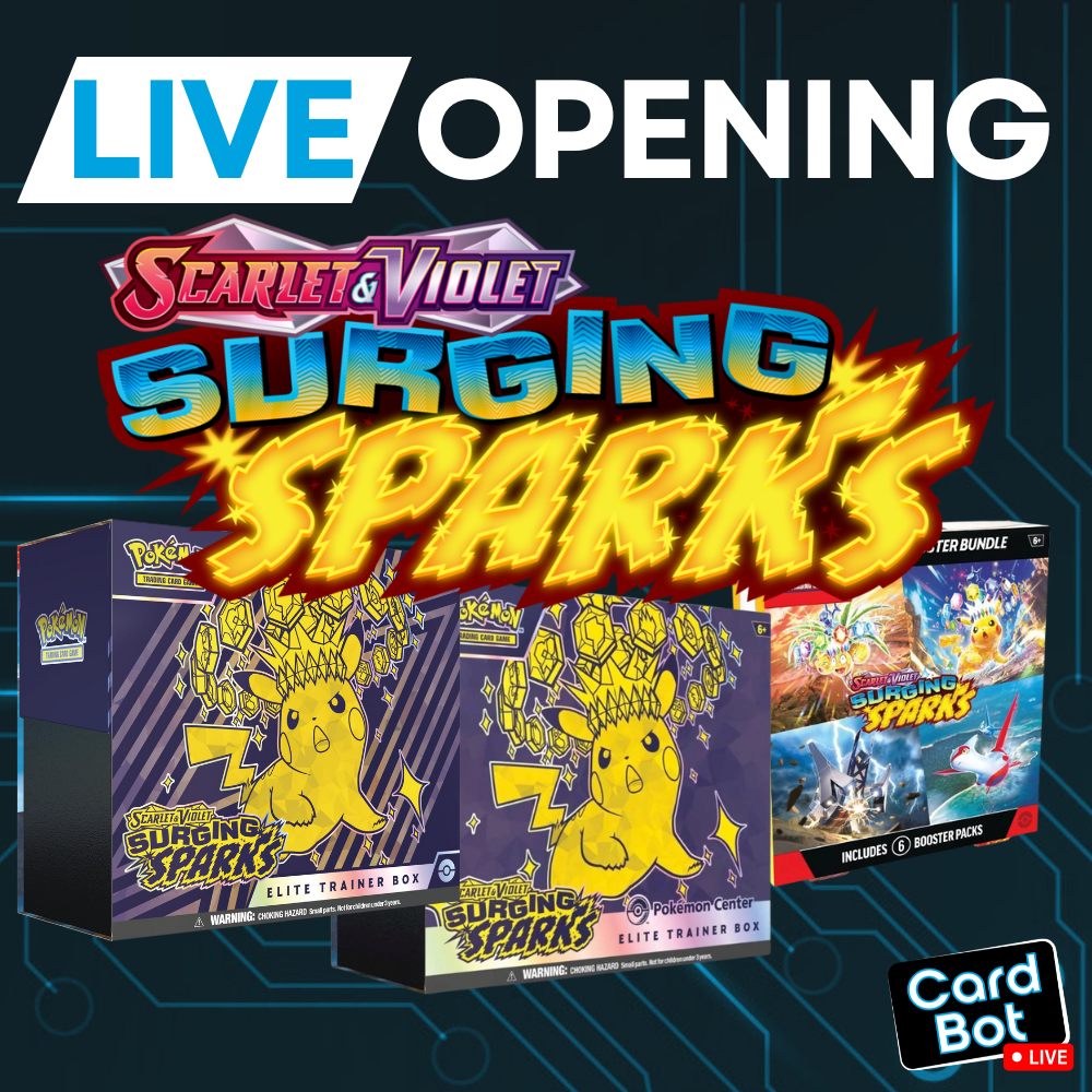 LIVE OPENING - Pokémon TCG Surging Sparks