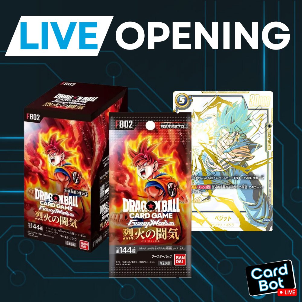 LIVE OPENING - Dragon Ball Super Fusion World Blazing Aura FB02 (Japanese)