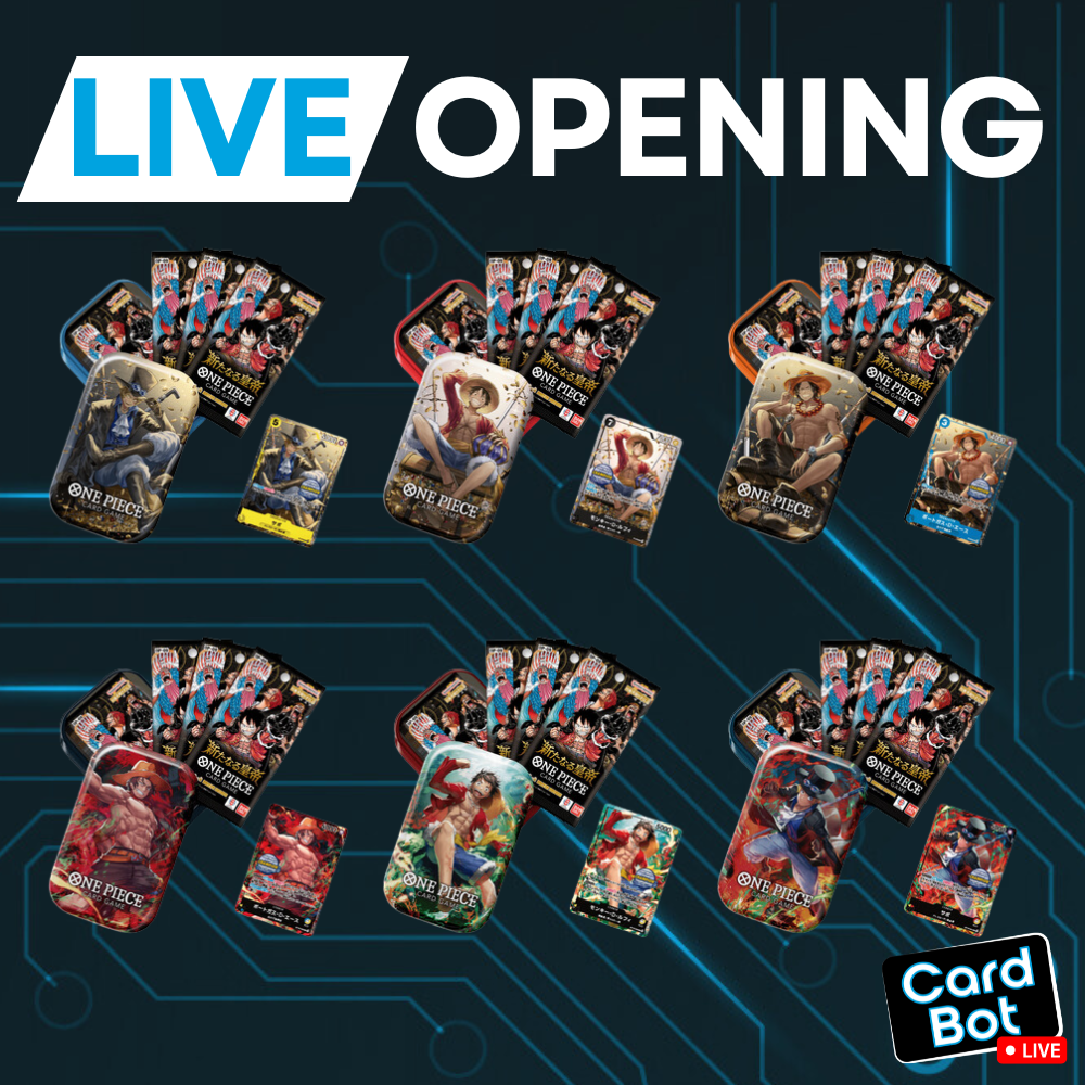 LIVE OPENING - One Piece OP-09 Championship Mini Tins (Japanese)