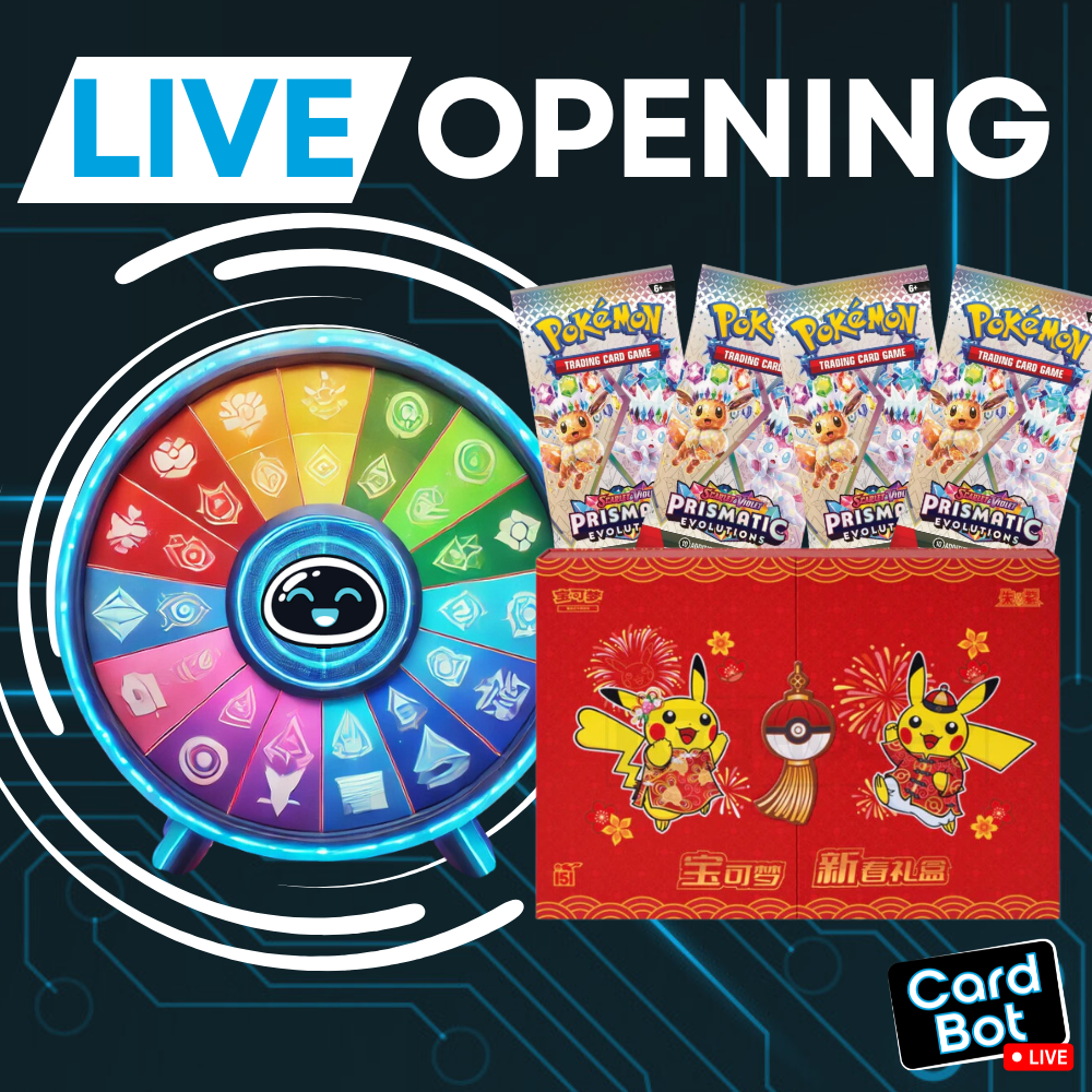 LIVE OPENING - Pokémon Wheel Spin! - PRISMATIC EVOLUTIONS!!!