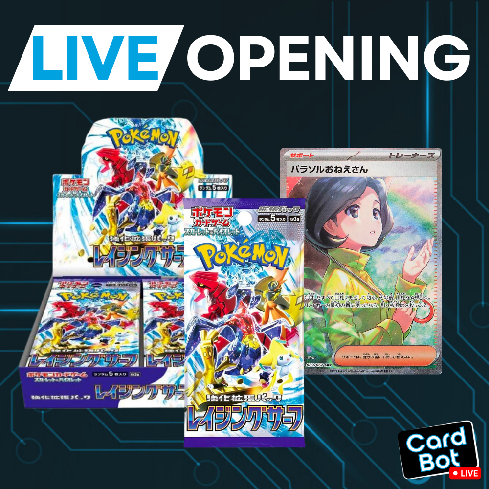 LIVE OPENING - Pokémon TCG Raging Surf (Japanese)