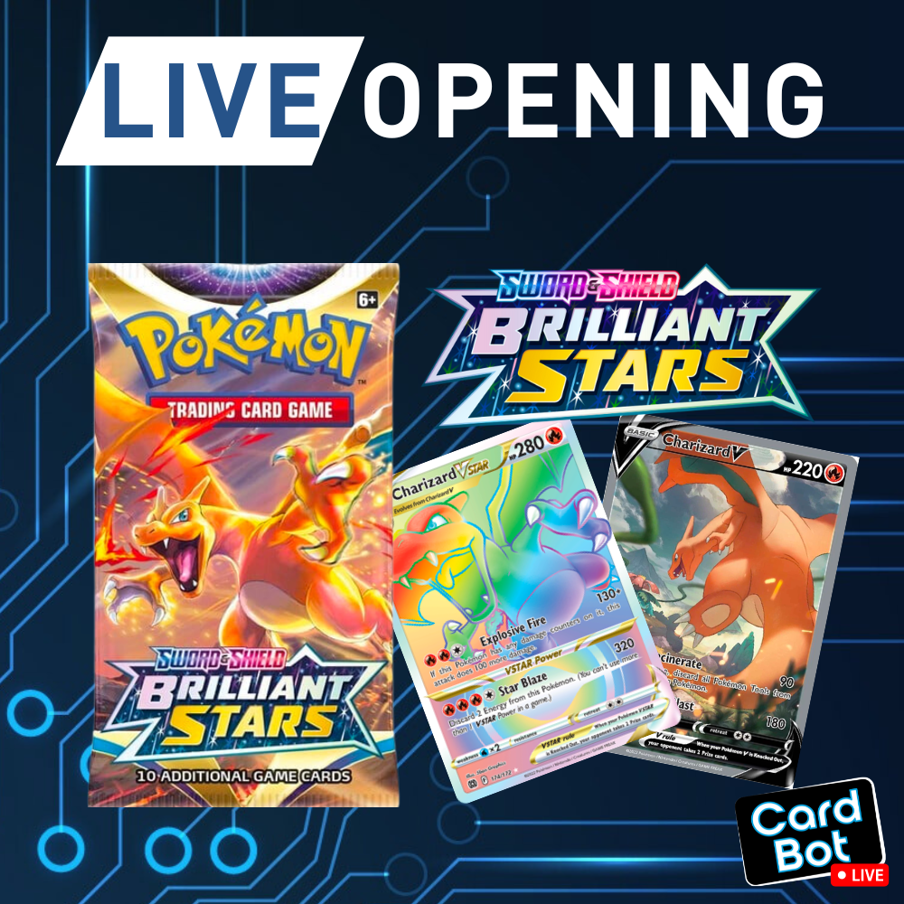 LIVE OPENING - Pokémon TCG Brilliant Stars Booster Pack