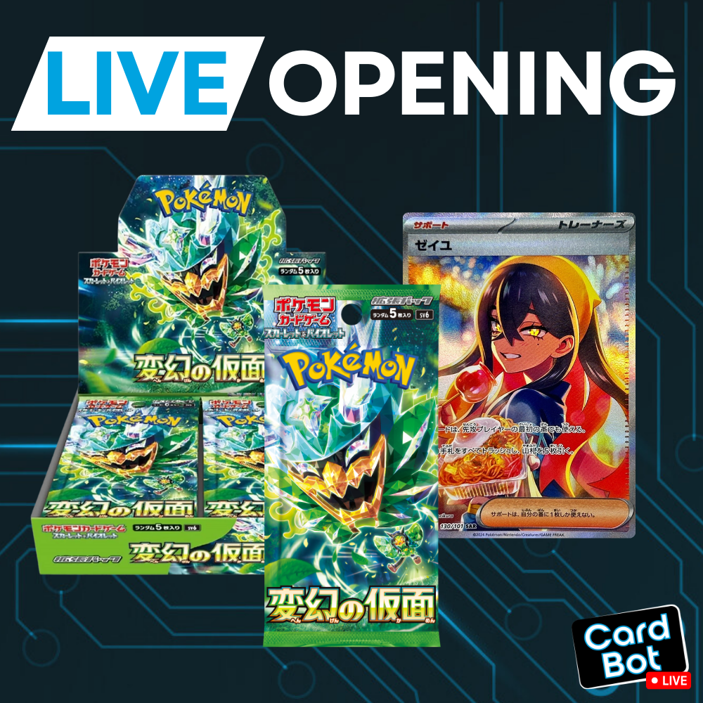 LIVE OPENING - Pokémon TCG Mask of Change (Japanese)