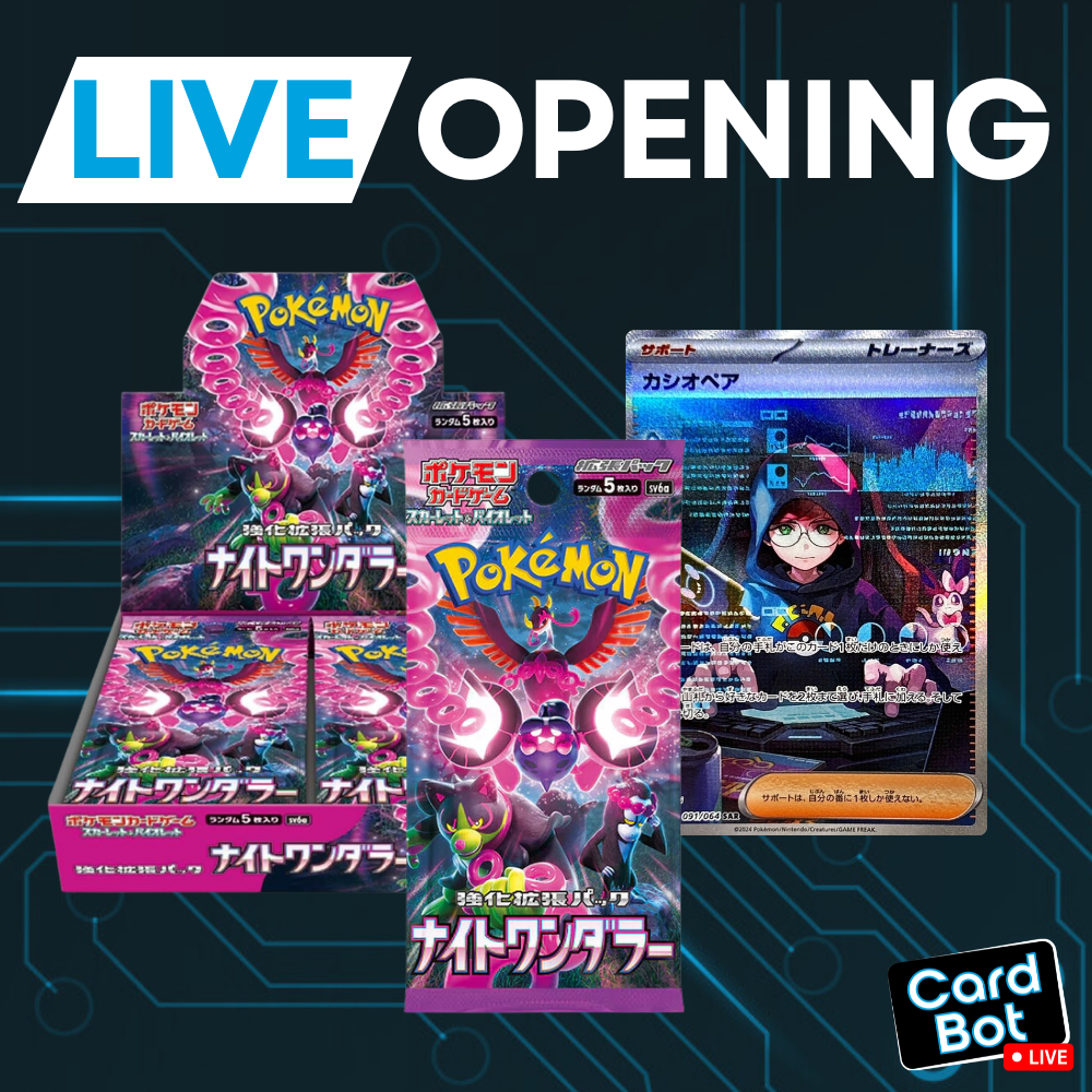 LIVE OPENING - Pokémon TCG Night Wanderer (Japanese)