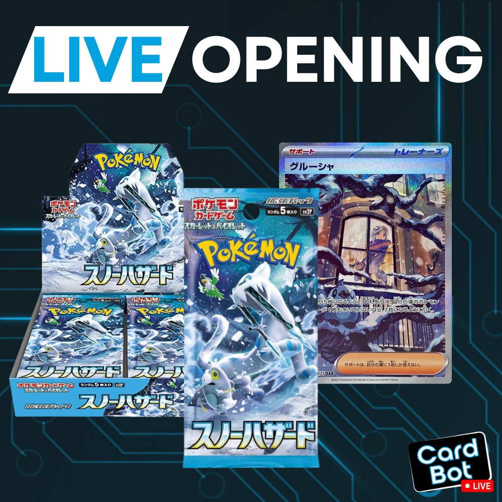 LIVE OPENING - Pokémon TCG Snow Hazard (Japanese)