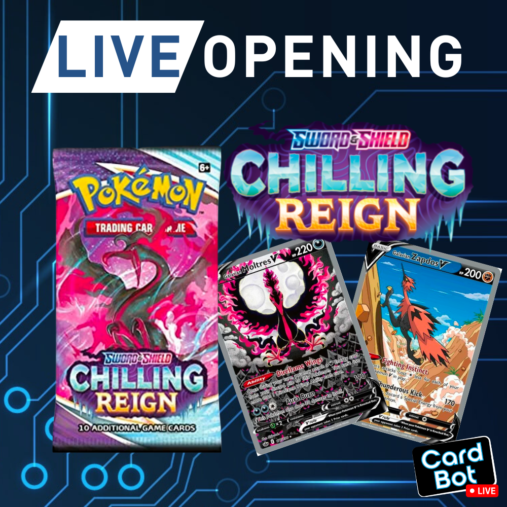 LIVE OPENING - Pokémon TCG Chilling Reign Booster Pack