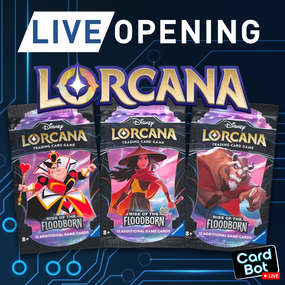 LIVE OPENING - Disney Lorcana Rise of the Floodborn Booster Pack