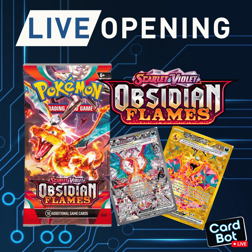 LIVE OPENING - Pokémon TCG Obsidian Flames Booster Pack