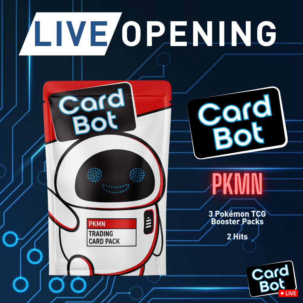 LIVE OPENING - Card Bot Pokémon Mystery Pack