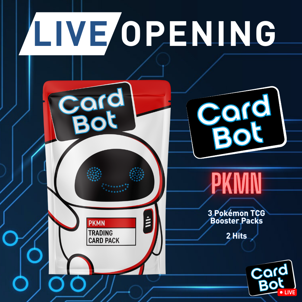 LIVE OPENING - Card Bot Pokmon Mystery Pack LIVE OPENING - Card Bot Pokmon Mystery Pack