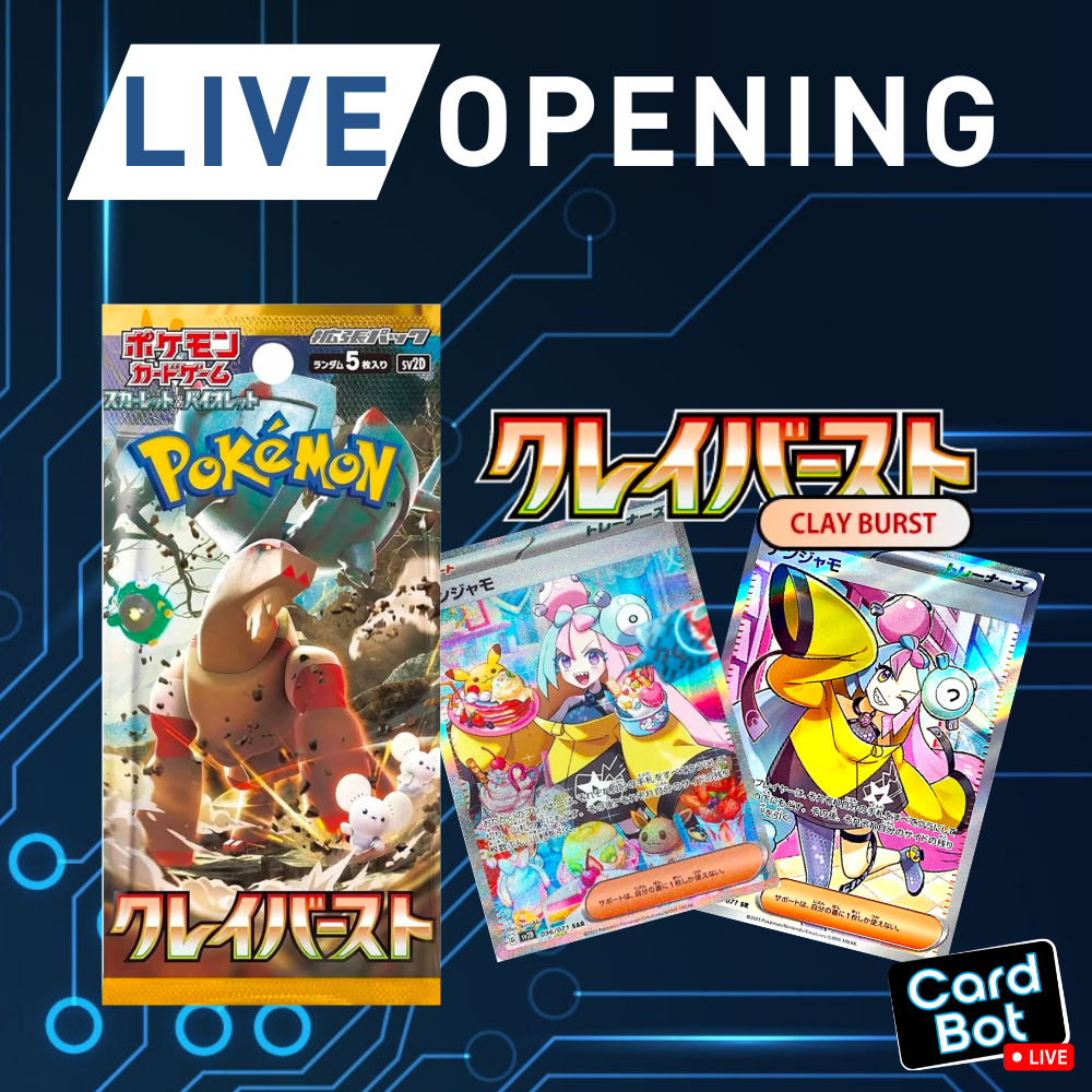 LIVE OPENING - Pokémon TCG Clay Burst Booster Pack (Japanese)