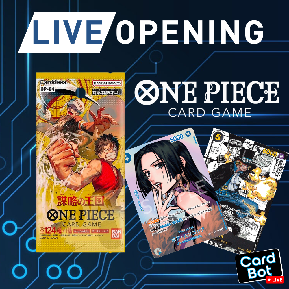 LIVE OPENING - One Piece Card Game OP-04 Booster Pack (Japanese) LIVE OPENING - One Piece Card Game OP-04 Booster Pack (Japanese)