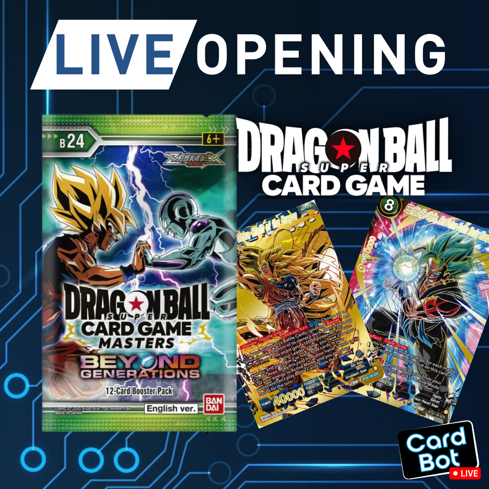LIVE OPENING - Dragon Ball Super Masters Beyond Generations Booster Pack