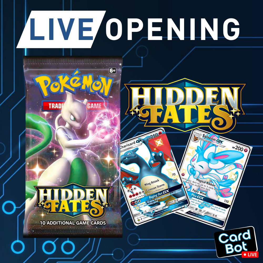 LIVE OPENING - Pokmon TCG Hidden Fates Booster Pack LIVE OPENING - Pokmon TCG Hidden Fates Booster Pack