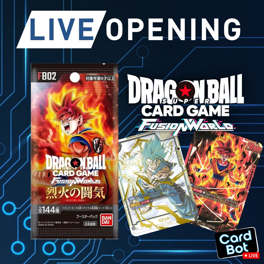 LIVE OPENING - Dragon Ball Super Fusion World Blazing Aura Booster Pack (Japanese)