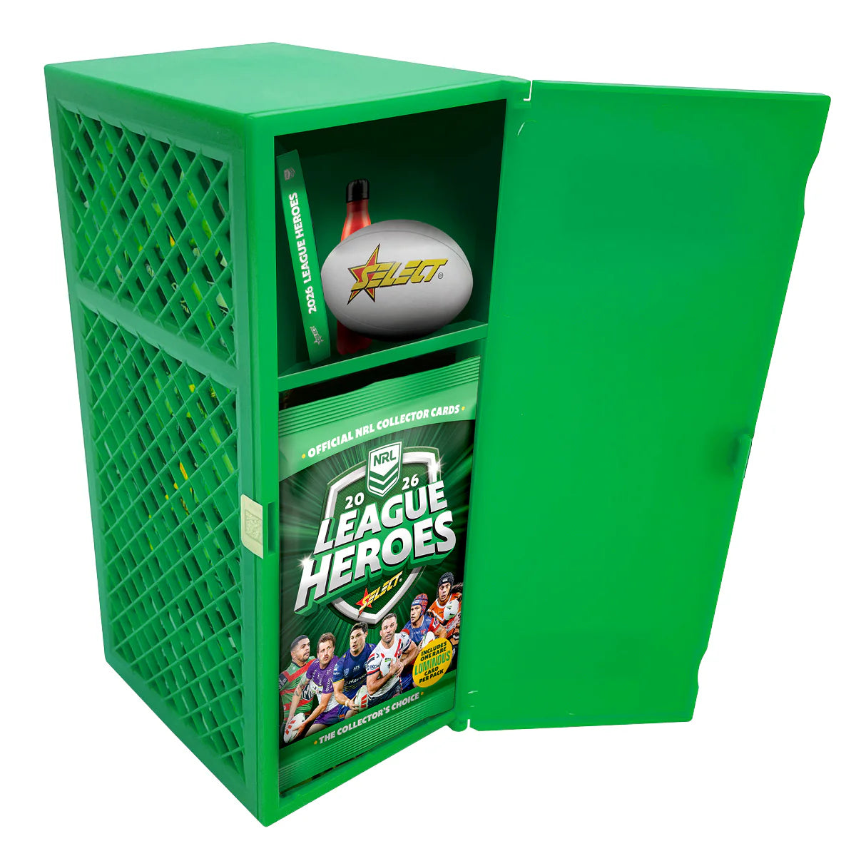 2026 NRL League Heroes Blaster Storage Locker
