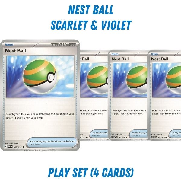 PokŽmon TCG Trainer Playset - Nest Ball (Scarlet & Violet)