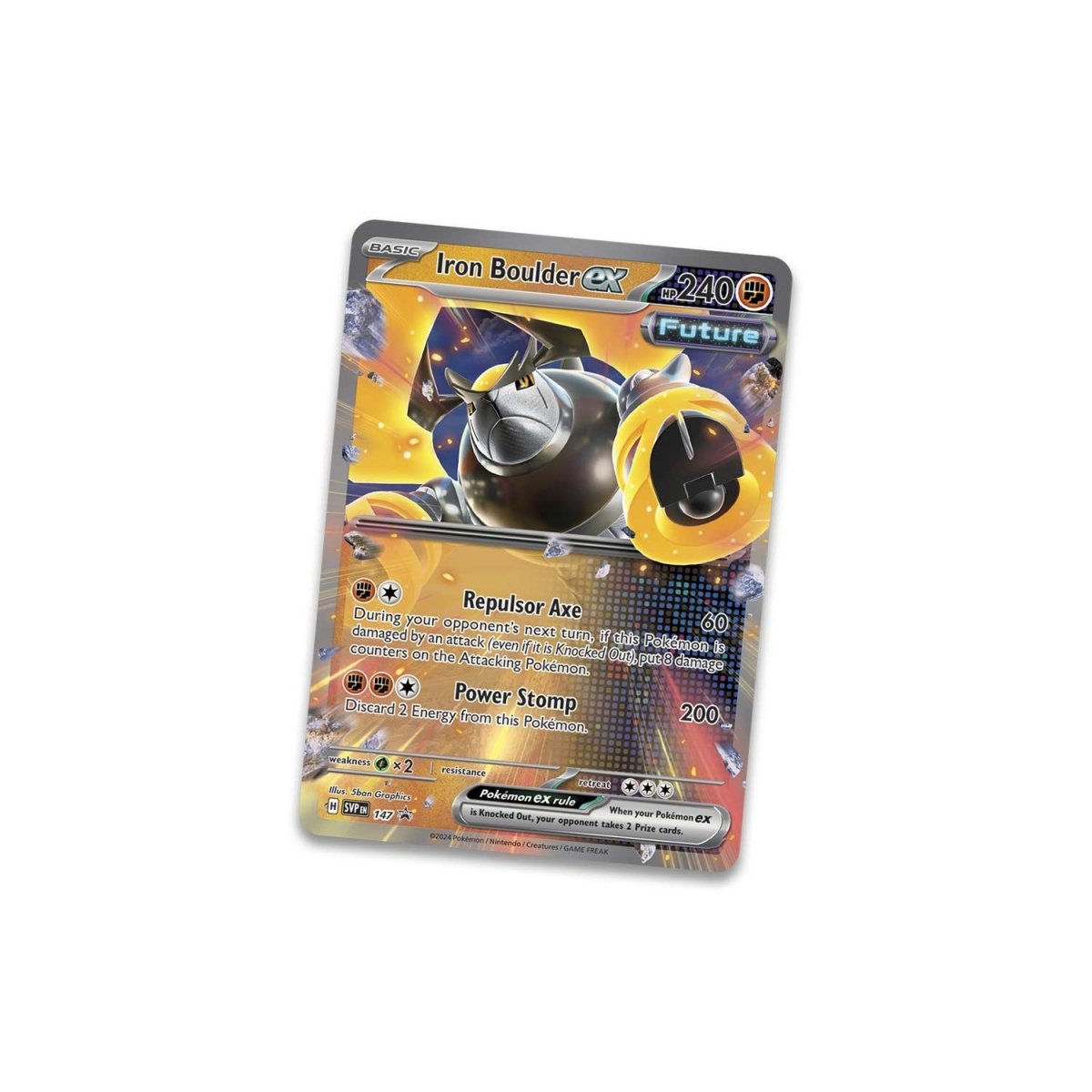 Pokémon TCG: Paradox Destinies Tin (Iron Boulder ex)