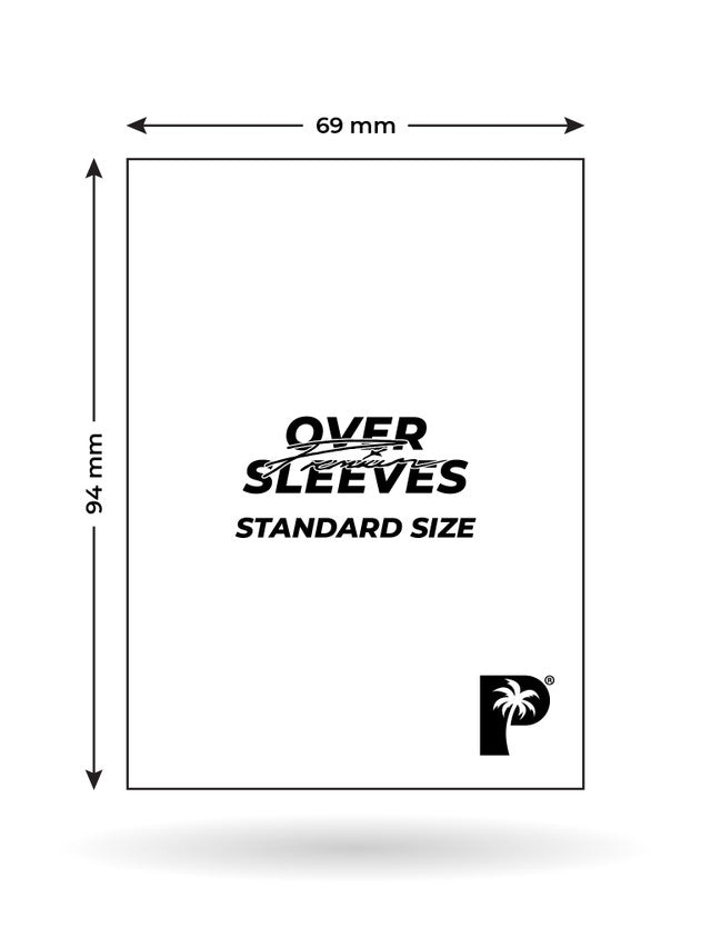 Palms Off Gaming - Premium Over Sleeves - Standard Size - Clear
