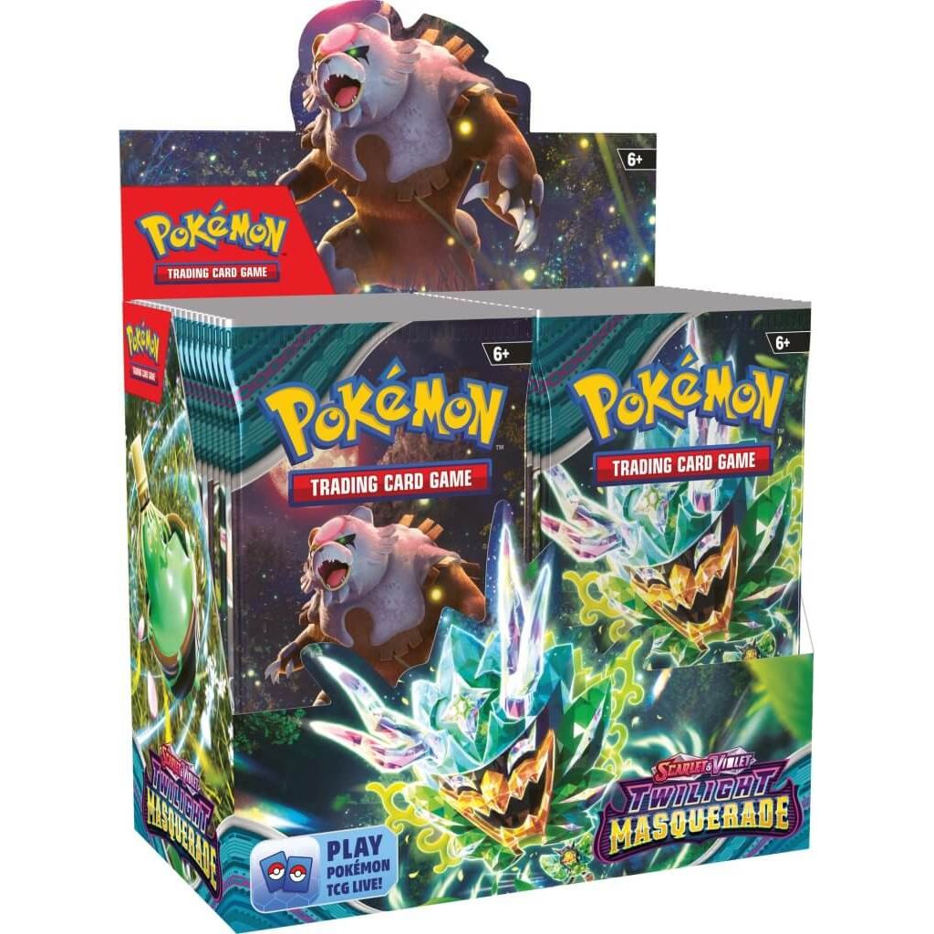 Pokémon TCG: Scarlet & Violet—Twilight Masquerade Booster Box (36 Packs)