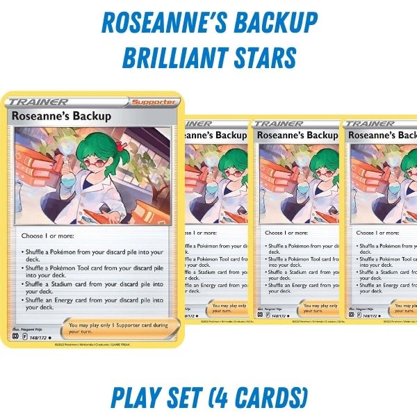 PokŽmon TCG Trainer Playset - Roseanne's Backup (Brilliant Stars)