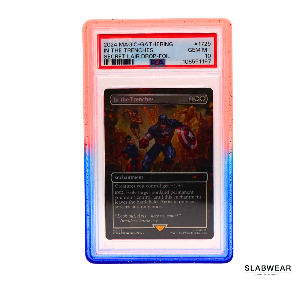 Slabwear Graded Bumper (PSA Size) - Blue Flare