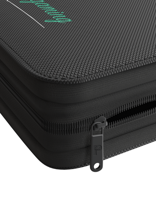 Palms Off Gaming Collector's Series Top Loader Zip Binder - 4 Pocket - Black