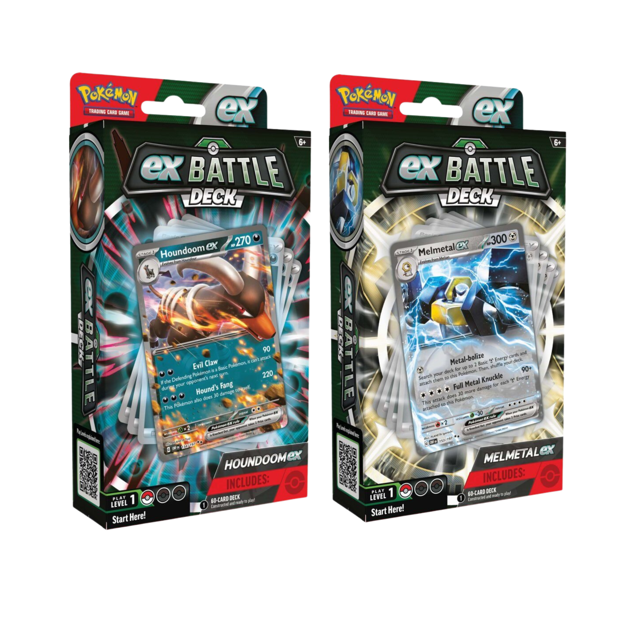 Pokémon TCG Melmetal & Houndoom EX Battle Deck Pair