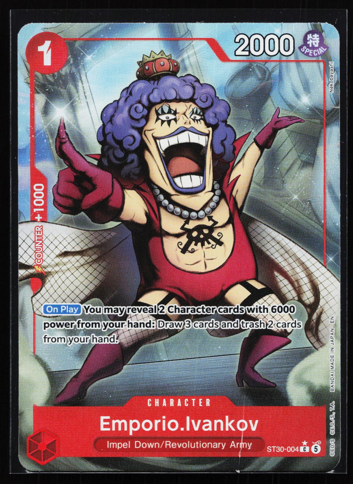 Starter Deck EX: Luffy & Ace ST30-004 Emporio.Ivankov (Full Art) Common