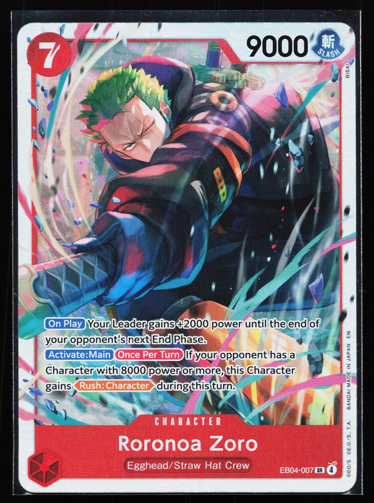 Adventure on Kami's Island EB04-007 Roronoa Zoro Super Rare