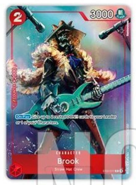 One Piece Card Game - ST01-011 Brook (Bandai Fest Collection Alternate Art Promo)