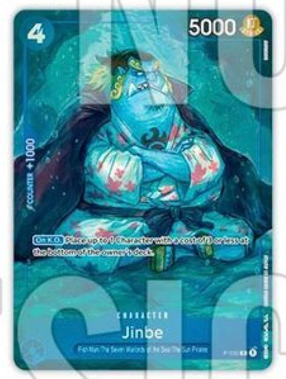 One Piece Card Game - P-030 Jinbe (Bandai Fest Collection Alternate Art Promo)