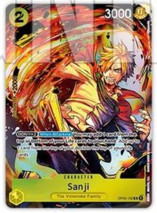 One Piece Card Game - OP03-102 Sanji (Bandai Fest Collection Alternate Art Promo)