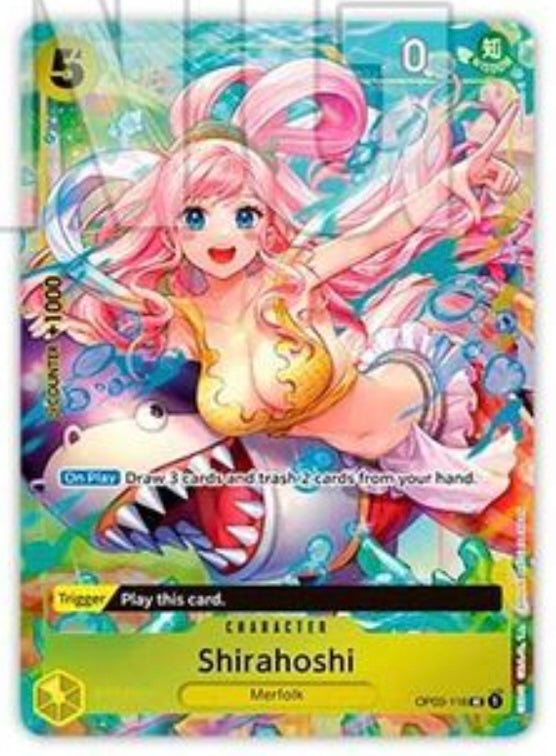 One Piece Card Game - OP03-116 Shirahoshi (Bandai Fest Collection Alternate Art Promo)