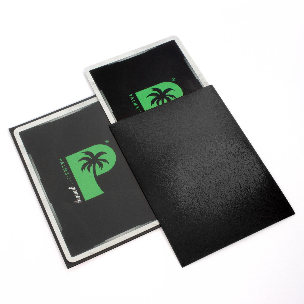 Palms Off Gaming - Blackout Deck Sleeves - Standard Size (100pc) - Black