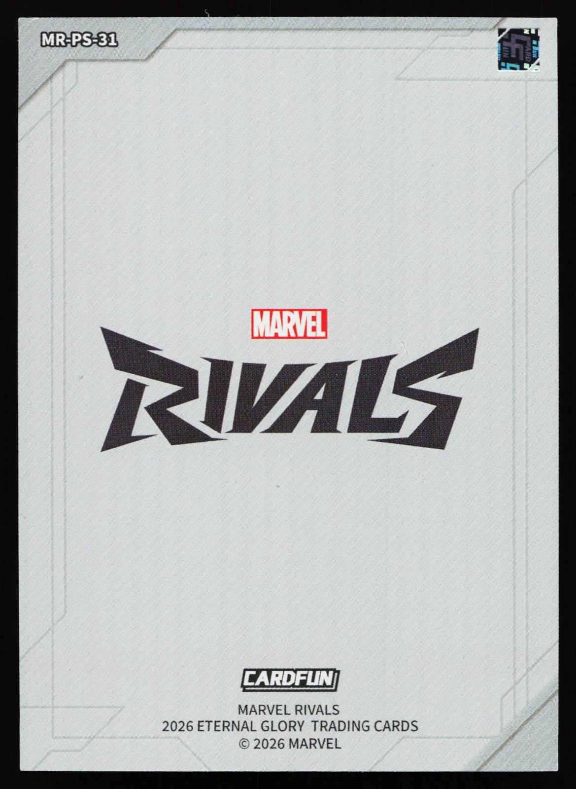 Cardfun Marvel Rivals MR-PS-31 Art Gallery #31 back