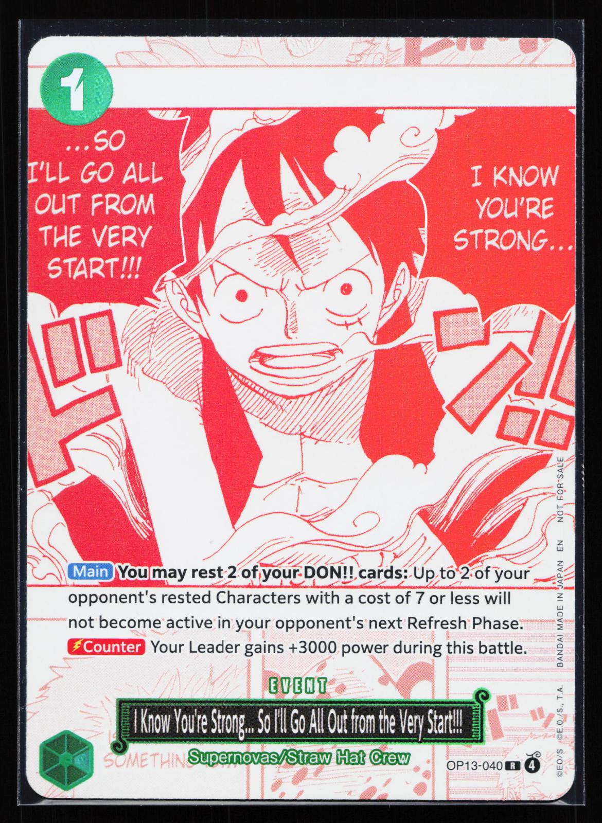 One Piece Promotion Cards OP13-040 