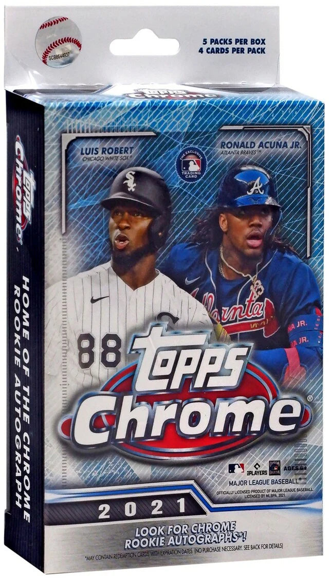 2021 Topps Chrome Baseball Hanger Pack