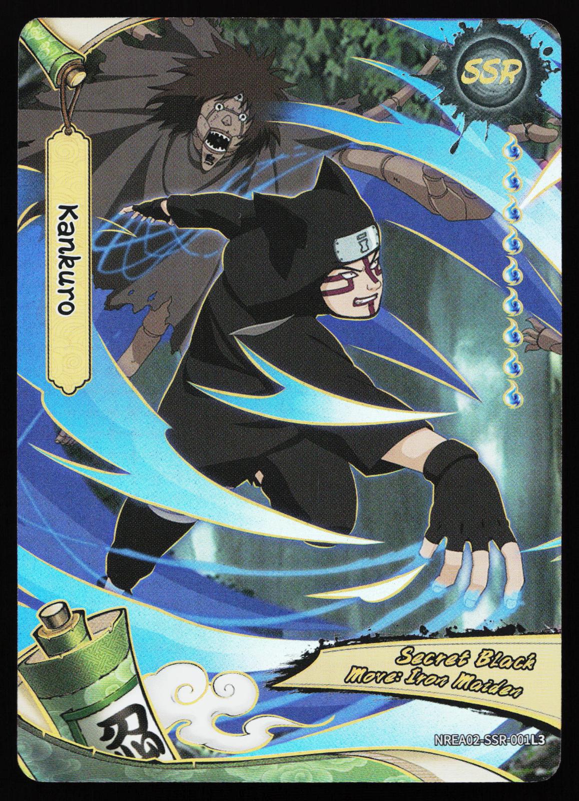 Naruto Kayou Earth Scrolls Series 2 Kankuro NREA02-SSR-001L3 Super Secret Rare