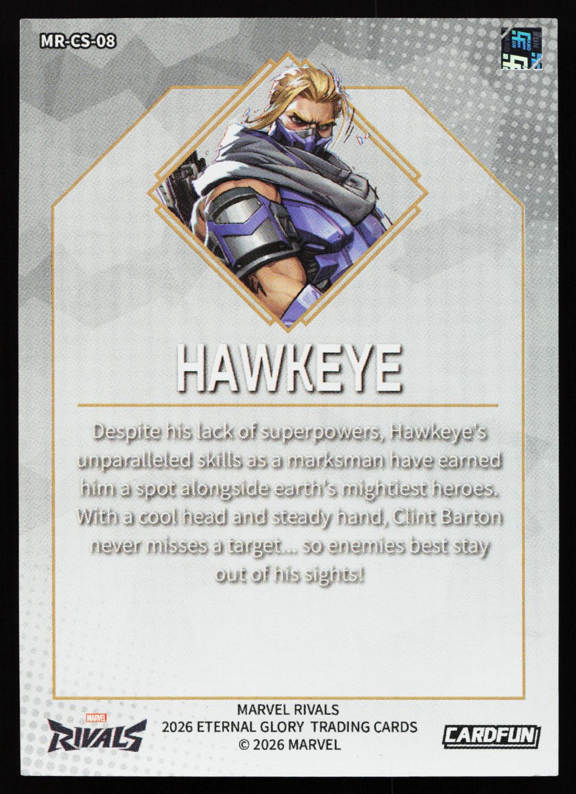 Cardfun Marvel Rivals - MR-CS-08 Hawkeye back